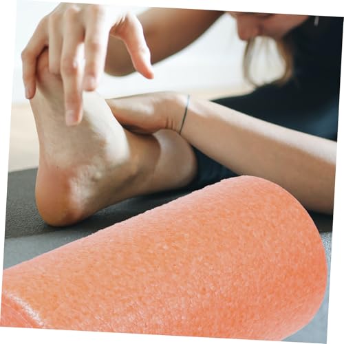 Rodillo de masaje para yoga y músculos, masajeador de músculo de espuma EPP 30x15 cm naranja para casa y gimnasio miniatura 4