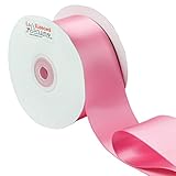 Laribbons 2 inch Wide Double Face Satin Ribbon - 25 Yard (153-Blush Pink)