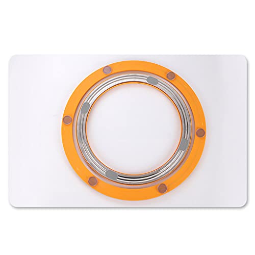 Shijianx Rotating Bearing-Cold Rolled Steel Turntable-Base-Bearing, Front: New Abs Wear-Resistant Rubber (Outer Diameter: 12-24 Inches) #TOP5