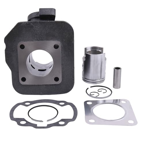 WQSING Kit de cilindro de 50cc 39 mm compatível com SYM DIO 50 DD50 Jolie 50 2 tempos AF18E AF28