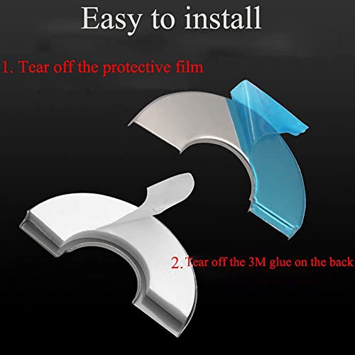 Image of 2pcs Wall Split Flange, Stainless Steel Round Escutcheon Plate Wall-mounted Water Pipe Cover Accessories for 51mm Diameter Pipe