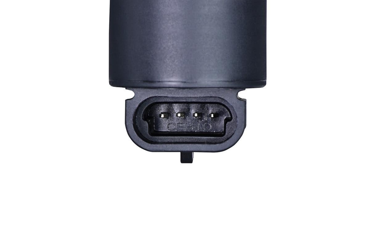 HELLA 6NW 358 192-131 Válvula de mando de ralentí, suministro de aire - 12V - 4polos - atornillado - eléctrico - Cantidad de taladros de fijación: 2 - con juntas