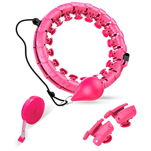 Cerceau Lesté Infinity 36 Nœuds Pour Perte De Poids - Hula Hoop Smart Fitness Grande Taille, Idéal Femmes Et Débutants
