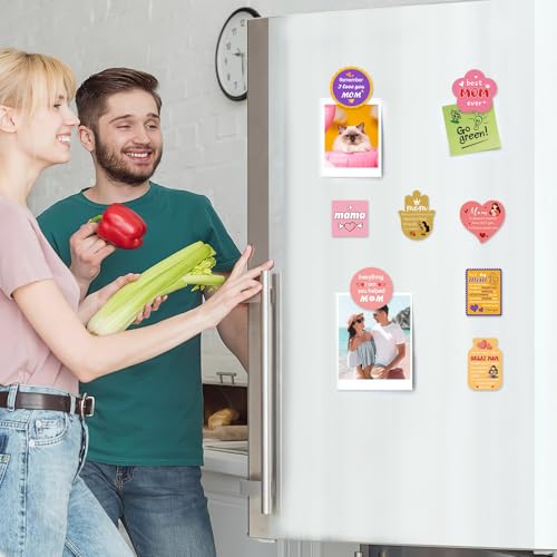 Imán decorativo de cerámica en forma de sello para mamá miniatura 7