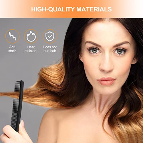 Comb, 3 Pieces Tail Combs Set, Fine Tooth combs, Carbon Fibre StylingCombs, Hairdressing Comb, Teasing HairComb for Women and Men, Anti Static, Heat Resistant - Image 6