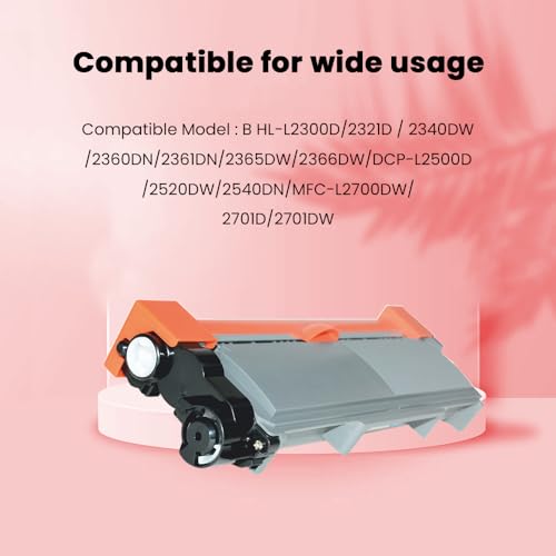 Image of EVM Compatible Toner for Brother HL-L2300D /HL-L2321D /HL-L2340DW /HL-L2360DN /DCP-L2500D /MFC-L2700DW - 2600 Pages | 1 Year Warranty