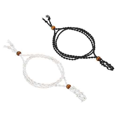 PATIKIL Necklace Cord Empty Stone Holder