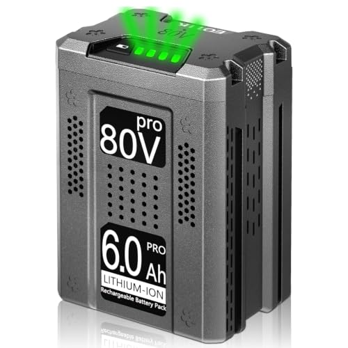Image of EOTTK Upgraded 6000mAh Battery Replacement for Greenworks Pro 80V Battery GBA80200 GBA80250 GBA80300 GBA80400 GBA80500 Compatible with Greenworks 80 Volt Power Tool