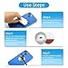 5 Pack Anchor Plate Adhesive Security Plate with Slot for Computer Lock Security Cables to Lock Down Laptops, Tablets, Monitors,for iPhone Smart Phone, MacBook Pad Ipad, Tablet, Other Device