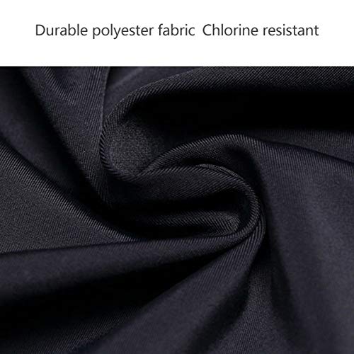 BALEAF Men's Athletic Durable Training Polyester Jammer Swimsuit Black Large