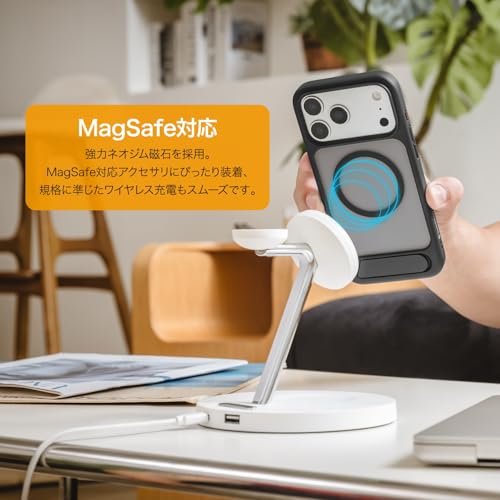 SwitchEasy iPhone Air 対応 ケース EasyStand M コンクリート の商品画像 3