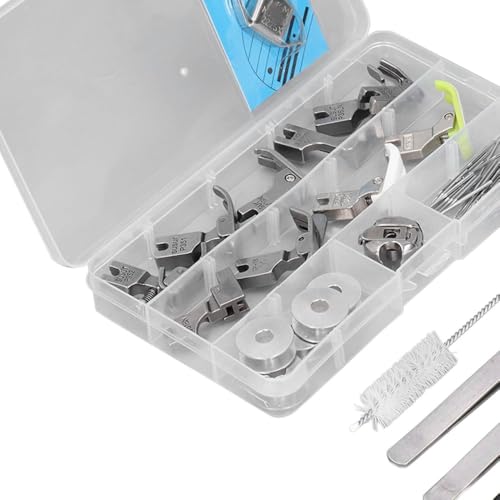 Set de Pies Prensatelas de Acero Inoxidable para Máquina de Coser miniatura 5