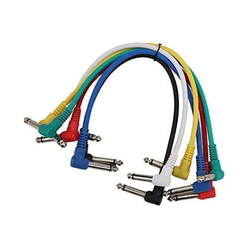 Pedaal patchsnoer, goede isolatie-effect kabel Ruisonderdrukking Kleurrijk voor bas voor elektrische gitaar - Image 5