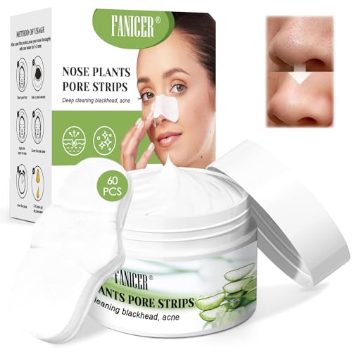 30ml Blackhead Remover,Pore Cleanser für Nose,Blackhead Mask with 60 PCS Strips,Deep Cleansing Pore für Alle Hauttypen,Für Männer und Frauen,Leaving Your Skin Fresh and Clean
