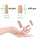 14 PCS Silicone Finger Protectors, Medium Gel Finger Cots for Finger Tips, Reusable Finger Caps Great for Trigger Finger, Hand Eczema, Finger Cracking, Finger Arthritis