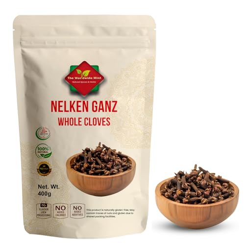 Ganze Nelken | (400G / 14.10 oz) | Premium Qualität | Sonnengertrocknet | Indonesisch | Glutenfrei...