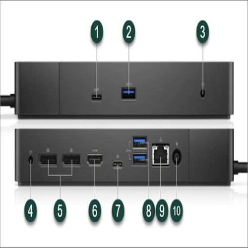 Image of Lenovo ThinkPad Pro Docking Station 90W Model: 40A10090IN Universal Dock with Multiple Ports Compatible with Select ThinkPad Models Black