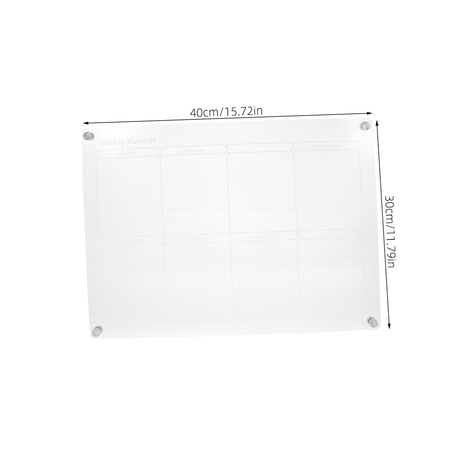 Calendario Magnético Para Refrigerador Calendario Semanal Magnético