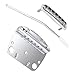 Guitar Tremolo Vibrato Bridge Tailpiece Set Premium Metal Vibrato Tailpiece and Tremolo Bridge Kit for Guitar Repair Replacement Stage Performance