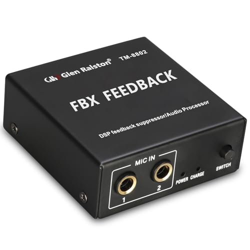 Professional Mini Feedback Suppressor, 2-in 1-Out Microphone Anti-Howling Audio processor Stage ktv...