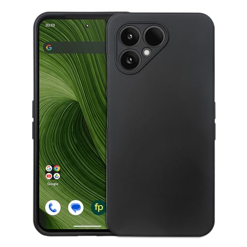 BoerHang Hülle Kompatibel mit FairPhone 6 Schmal Mattes TPU rutschfest Schutzhülle Kompatibel mit FairPhone 6.Schwarz
