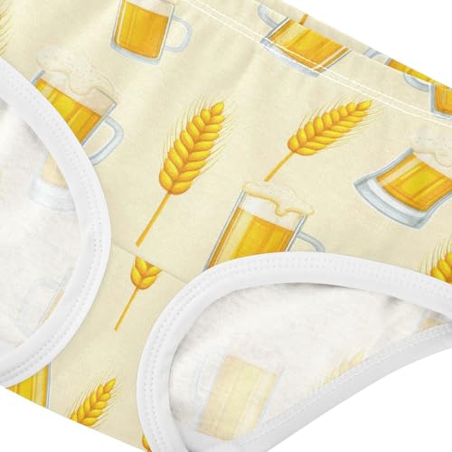 Beer Wheat Yellow Toddler Girls's Underwear 2T 23031644