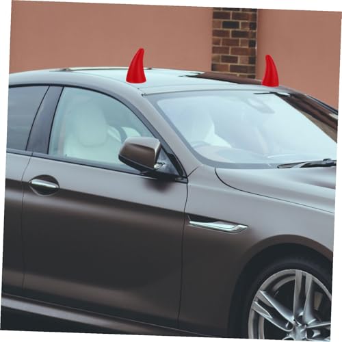Pegatinas cuernos para coche decoracion de parachoques anticolision y accesorios de techo 4