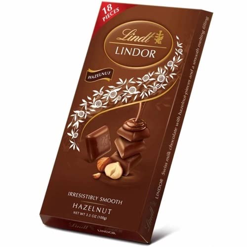 Lindt Lindor Swiss Milk Chocolate With Hazelnut Pieces 100 grams (Switzerland) (B0B2KG6KCX) Amazon Price History, Amazon Price Tracker