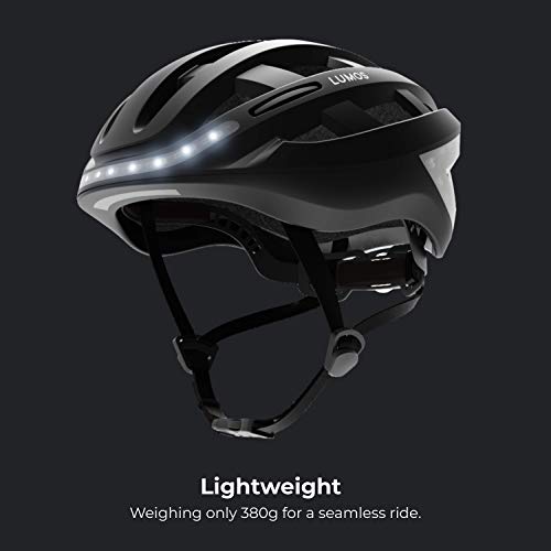 Lumos Kickstart Smart Bike Helmet (Electric Lime) | Front and Rear LED Lights | Turn Signals | Brake Lights