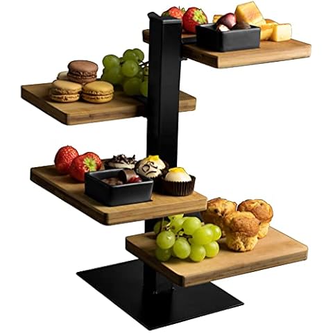 Gusta Etagere 4-stöckig Holz-Metall 19,5x14,5x36cm Cover