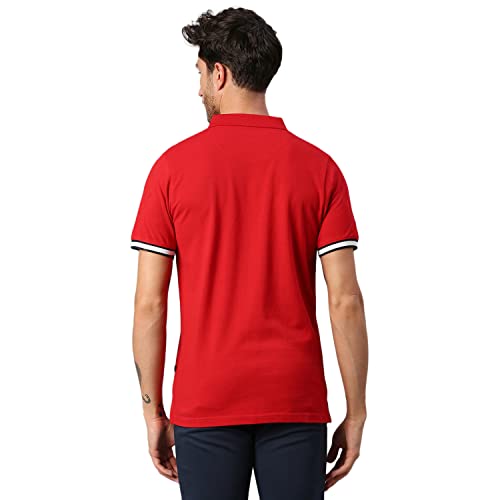 Image of Dennis Lingo Men's Slim Fit Burgundy Polo T-Shirt