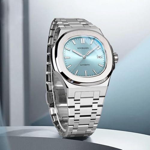 Image of Mens Classic Square Quartz Watches Imitation Mechanical Watches