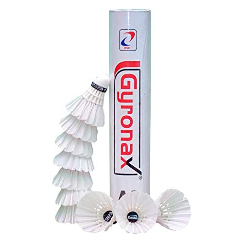 Gyronax A3 Feather Badminton Shuttlecock, White,(Pack of 10) (B083R9F8MK) Amazon Price History, Amazon Price Tracker