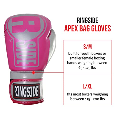 Image of Ringside Apex Bag Gloves, IMF-Tech Boxing Gloves with Secure Wrist Support, Synthetic Boxing Gloves for Men and Women