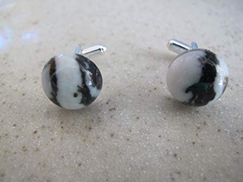 Mancuernillas para hombre con cabujones de sardónix miniatura 3