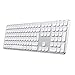 immagine 8SATECHI Tastiera Bluetooth in Alluminio con Tastierino Numerico - Compatibile con iMac PRO/iMac, 2018 Mac Mini, 2019 MacBook PRO, 2018 MacBook Air, 2019 iPad/2018 iPad PRO (Tedesco, Argento)