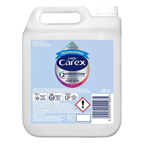 Carex Moisture Antibacterial Hand Wash, 5 Litre Cover