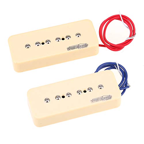 Wilkinson Low Gauss Iconic Sound Ceramic P90 Soapbar Single Coil Pickups Set