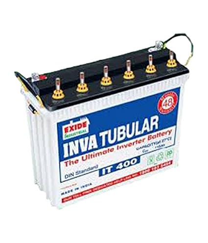 Exide Technologies Inva Tubular IT 400 Battery, 110mAh