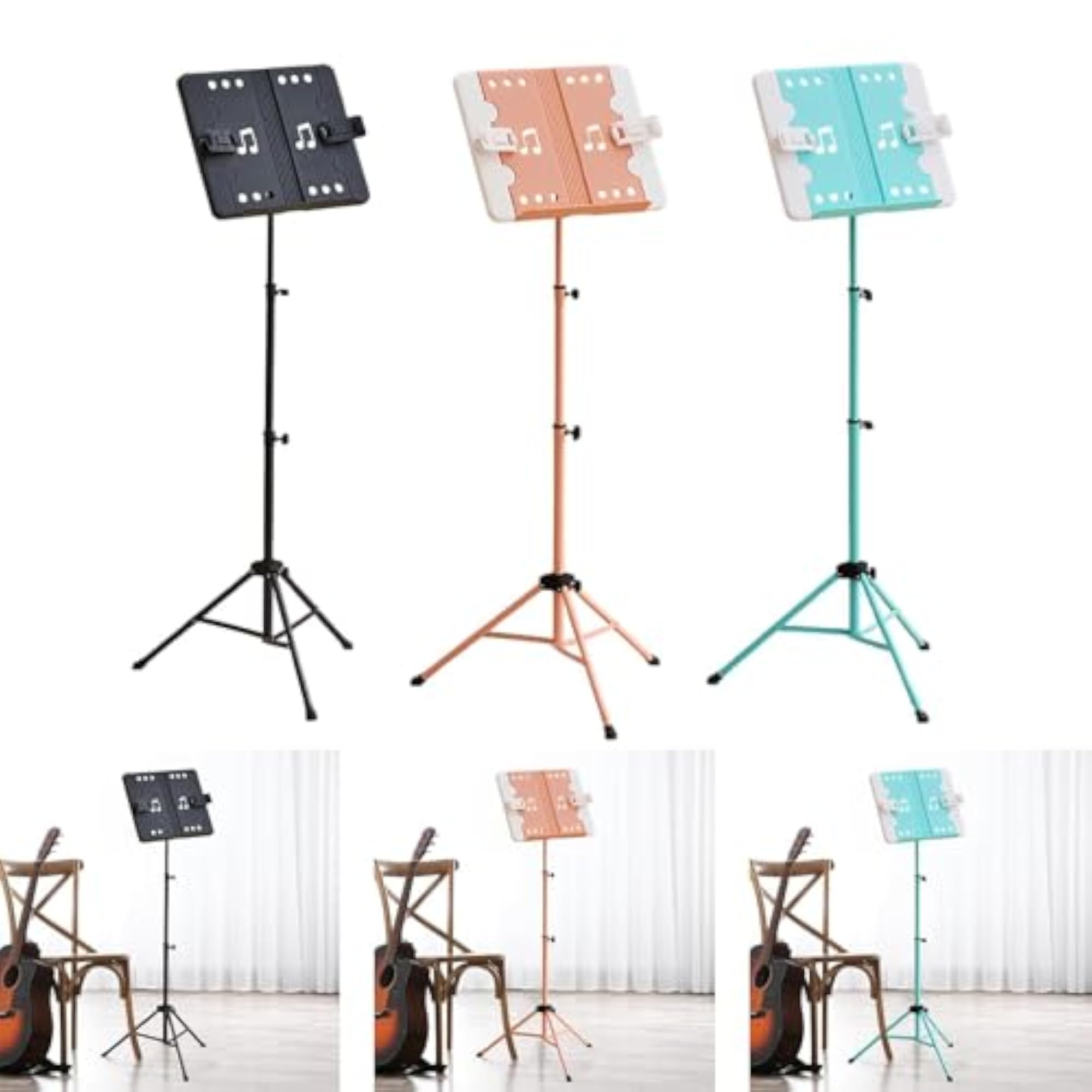 Adjustable Non-Slip Tripod Music Stand for Violin Players