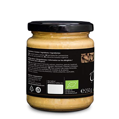 Planet Plant-Based Organic Cashew Butter / 2 Pack (2x250g) / Cashew Butter / Extreem romig en heerlijk / 100% Premium… - Image 3