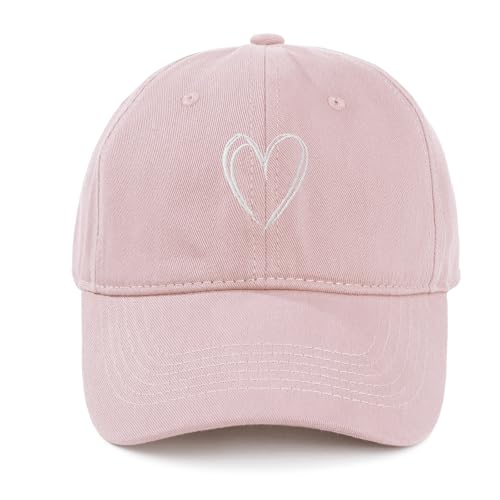 Womens Baseball Caps Pink Cute Baseball Caps for Women Men Trendy Adjustable Cute Hats Ideal for Workout Golf Running