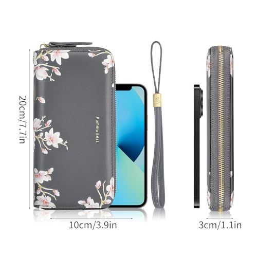 Image of Pomelo Best Wristlet Women Wallet Floral RFID Clutch Purse