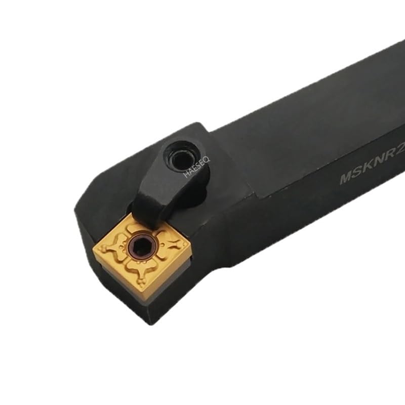 1pc MSKNR MSKNR1616 MSKNR2020 MSKNR2525 MSKNR3232 External Turning Tool Holder SNMG Carbide Insert Holder for Metal Lathe Cutting(Size:12,Color:MSKNL_NO Inserts_1616H)