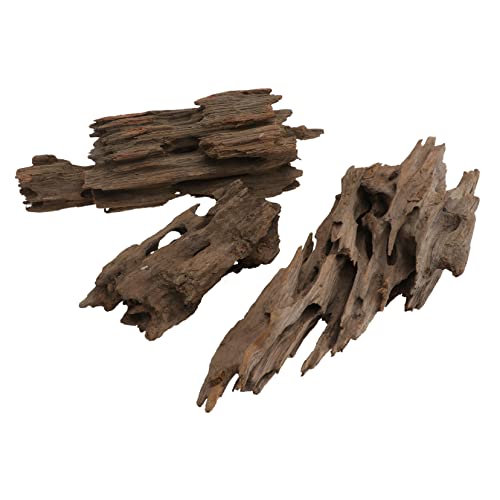 BELLIFFY 1 天然の沈んだ木 水槽の装飾 砂 植物 ネット 自然な水族館の装飾 空気 シダ ミニ 人工 水族館の品 水槽の枝 の付属品 生息地の根の品 木製中空木の幹の 天然木