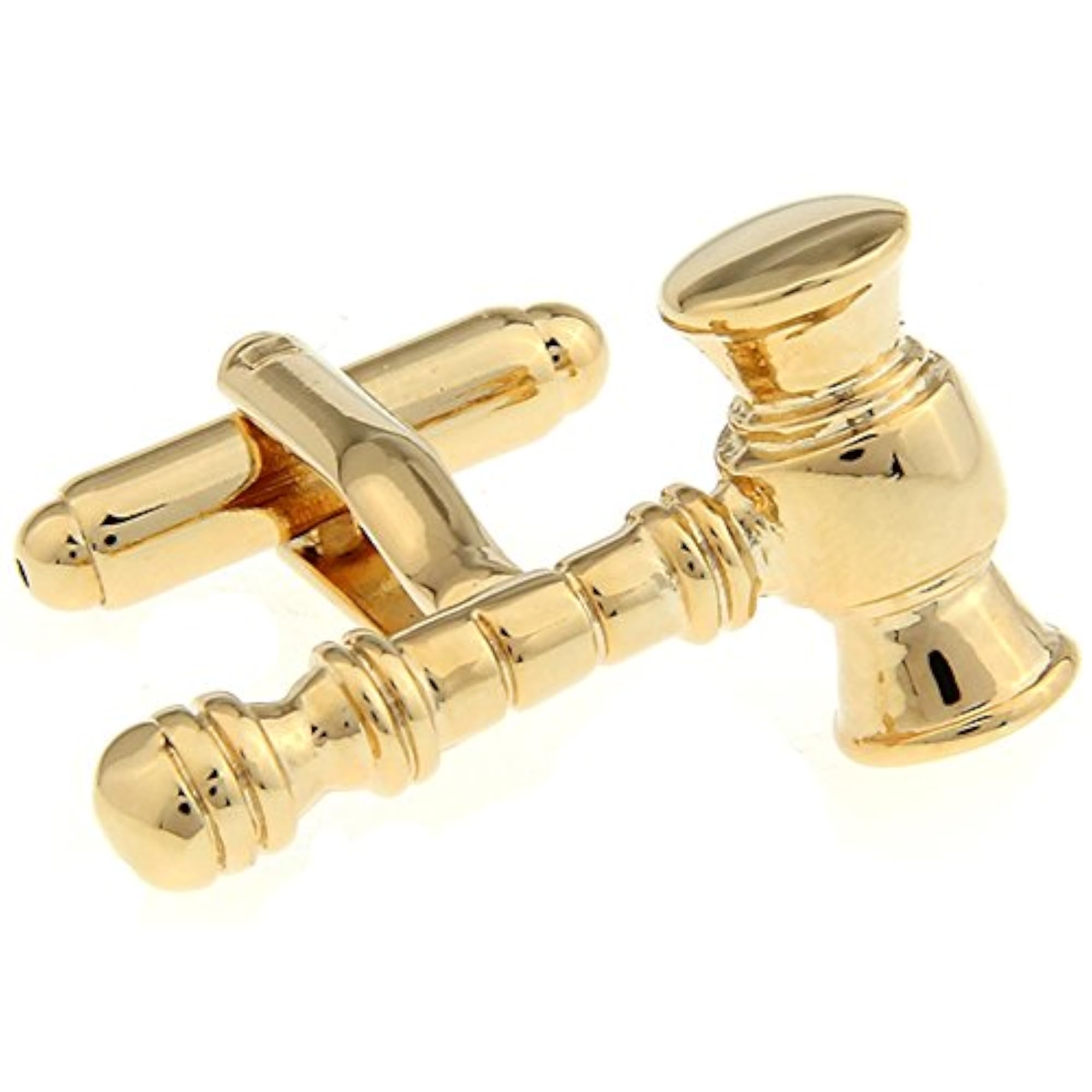 Men's Law Gavel Cufflinks, Judge Lawyer Gift