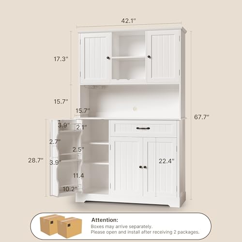 Luxury Kitchen Pantry Storage Cabinet