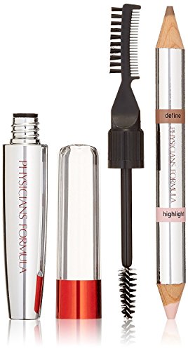 Physicians Formula Eye Booster 4-in-1 Brow Boosting Kit, Universal Brown, 0.58 Ounce