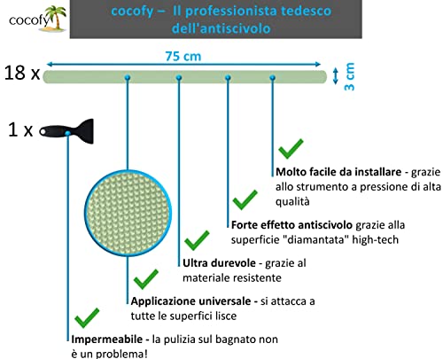 Cocofy Strisce Antiscivolo per Scale | Nastro