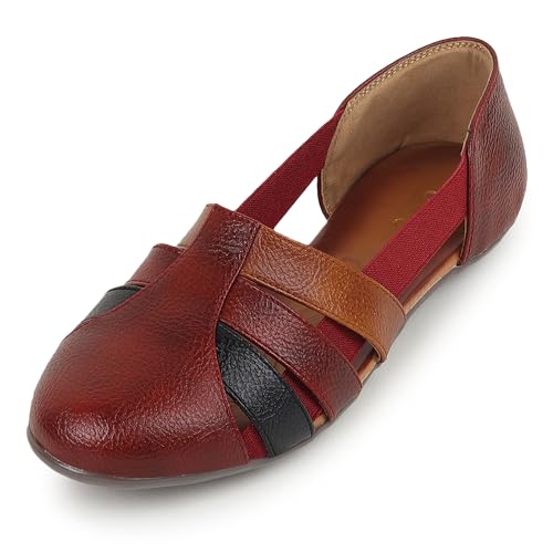 Image of SELBRO round toe Flat fashionable womens & girls sandals for casual and formal wear SND-12